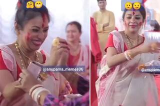 Anupama Actor Rupali Ganguly Plays 'Sindoor Khela' As She Channels Her Inner 'Crazy Bengali'