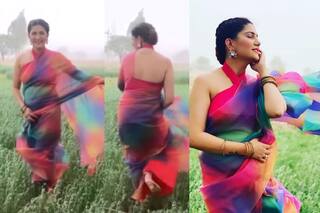 Sapna Choudhary ने बैकलेस ब्लाउज पहनकर खेतों में लहराया पल्लू, दिलकश अदाओं पर खूब बरसा प्यार- VIDEO