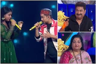 Indian Idol: Pawandeep Rajan-Arunita Kanjilal Leave Anuradha Paudwal-Kumar Sanu Mesmerised With Their Romantic Performance