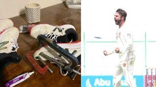 Zimbabwe Batter Raises Voice to Get Sponsorship Support; Posts Picture of Ripped Shoes