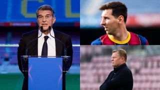 Barcelona President Joan Laporta Provides Big Updates on Lionel Messi And Ronald Koeman's Futures at The Club