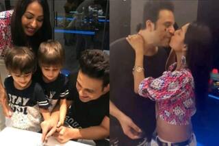 The Kapil Sharma Show Fame Krushna Abhishek Kickstarts His Birthday With Mushy Kiss From Wife Kashmera