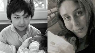 Kareena Kapoor Khan Shares Monochrome Photo of Taimur Ali Khan Holding Her Little Son In Arms