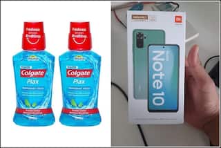 What Luck! Mumbai Man Orders Colgate Mouthwash From Amazon, Receives Redmi Note 10 Instead