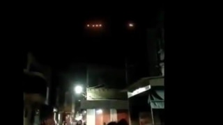Viral Video: Mysterious Bright Lights Spotted Across The Sky in Gujarat's Junagadh, Triggers Speculation of UFOs | Watch