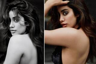 Janhvi Kapoor ने फिर से दिखाया अपने हुस्न का जलवा, थाई स्लीट ब्लैक गाउन में ढाया कहर...देखें Hot तस्वीरें