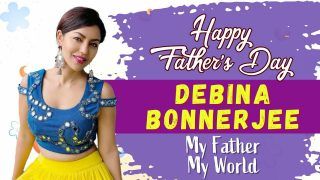 Know How Actress Debina Bonnerjee Celebrated Her Father's Day | Watch Video