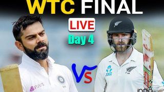 MATCH HIGHLIGHTS IND vs NZ WTC Final, Today DAY 4 Cricket Updates: Reserve Day in Focus as Play Abandoned Due to Rain in Southampton