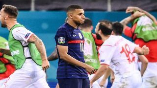 Kylian Mbappe Reacts After Missing Penalty During France vs Switzerland EURO 2020 Game