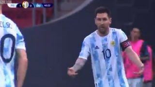 VIDEO: Lionel Messi Getting Angry at His Argentina Teammates During Copa America 2021 Match Goes Viral