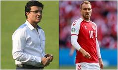 'Praying For You' - Sourav Ganguly, Cricket Fraternity Wish Eriksen Speedy Recovery