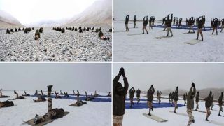 ITBP Performs Yoga at 18,000 ft Snow-Covered Ladakh | IN PICS AND VIDEOS