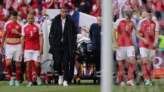 EURO 2020: Christian Eriksen Collapses Midway to The Game vs Finland, Match Postponed