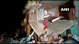 भीषण धमाके में गिरी दो मंजिला इमारत, 3 बच्चों समेत 7 लोगों की मौत