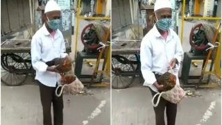 Karnataka Man Caught on Street Amid Lockdown, Tells Cops That His Hen Has 'Constipation Issues' | Watch
