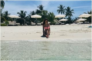 Disha Patani Sizzles In a Pink Bikini, Sister Khushboo Patani Calls Her 'Pinky'