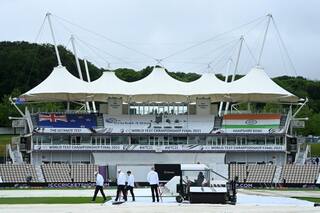 IND vs NZ WTC Final: Play Abandoned Due to Rain On Day 1 in Southampton