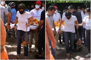 Mandira Bedi Breaks Gender Stereotype at Her Husband Raj Kaushal's Funeral, Carries The Bier