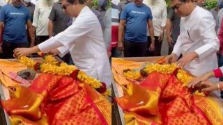 Video: Raj Thackeray Gets Emotional While Giving Farewell To Dog James | WATCH