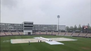 Video: Virat Kohli, Kane Williamson Catch Up Amidst Pouring Rain In Southampton Video: Virat Kohli, Kane Williamson Catch Up Amidst Pouring Rain In Southampton