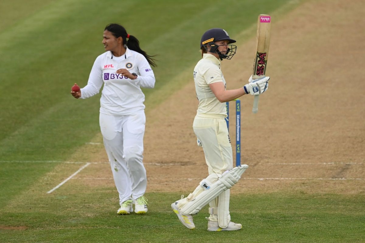 Ind W 187 5 Day 2 Highlights India Women V England Women One Off Test Ind W V En W Live Streaming Online Ball By Ball Commentary
