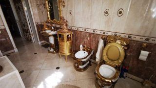 Golden Toilet Found in Traffic Cop's Lavish Mansion During Bribery Probe, Video Goes Viral | Watch