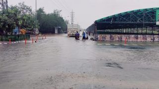 Gurugram Roads Turn Almost Into River Channels As Rains Lash City | See Pics