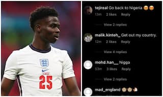 'Terrible & Disgusting' - Saka Finds Support After Getting Racially Abused For Missing Penalty
