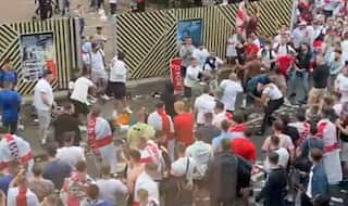 WATCH | English Fans ATTACK Their Italian Counterparts After EURO 2020 Final at Wembley