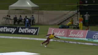 Catch of The Year! Fabian Allen Takes a One-Handed Screamer Near The Ropes | WATCH