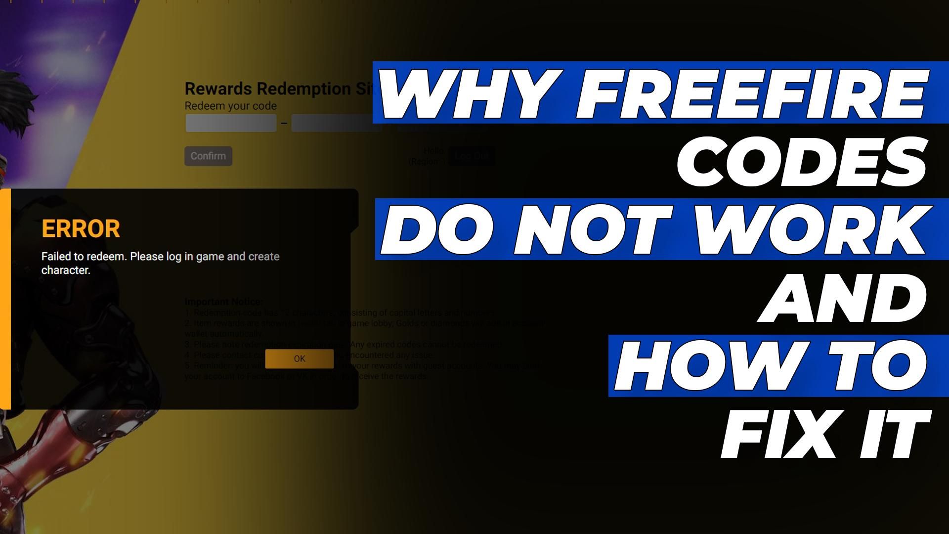 Garena Free Fire Facebook Login Problem - Login Error Fixed In