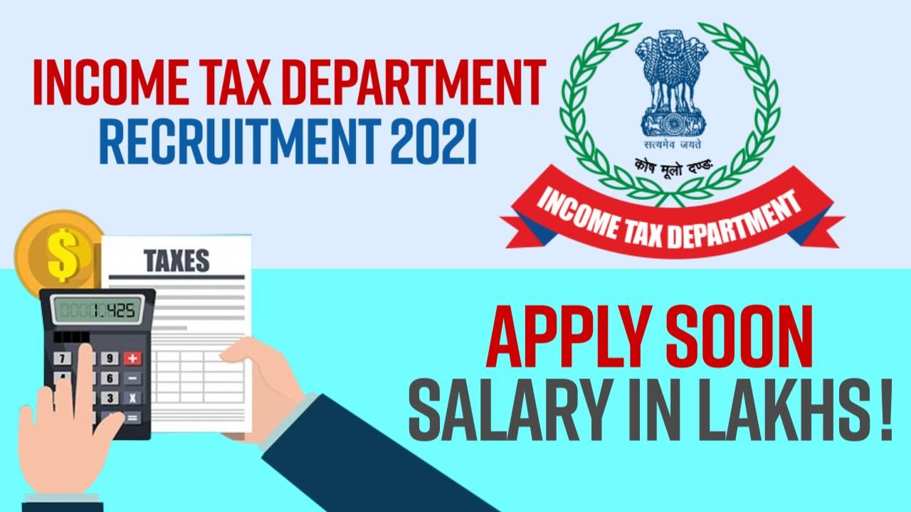Income Tax Recruitment Notification 2023: Apply for Income Tax Inspector,  Tax Assistant and MTS