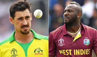 WI vs AUS: रसेल इतने लाचार कभी ना थे जितना स्‍टार्क ने बना दिया, नहीं बन पाए ओवर मे 11 रन, Watch Video