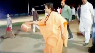 Video of Otherwise Wheelchair-Bound Pragya Thakur Playing Basketball Raises Eyebrows | Watch