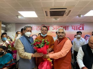 Pushkar Singh Dhami To Take Oath as Uttarakhand Chief Minister Today at 6 PM