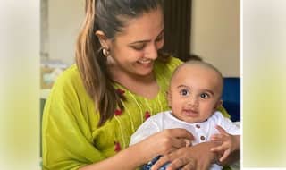 Anita Hassanandani ने करवाया लाडले बेटे का मुंडन, तस्वीरें शेयर कर लिखा- टकलू बेबी