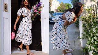 Priyanka Chopra Jonas Steps Out in London Wearing a Backless Polka Dot Dress Worth Rs 1 Lakh
