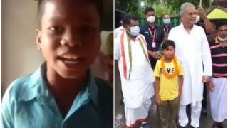 Sukma Boy Singing Viral 'Bachpan Ka Pyaar' Becomes Internet Sensation, Chhattisgarh CM Felicitates Him | Watch