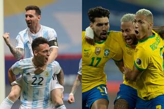 Argentina vs Brazil Match Highlights Copa America 2021 Final: ARG 1-0 BRA; Angel Di Maria's Goal Powers Argentina to South American Glory