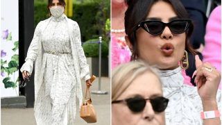 Priyanka Chopra Trolled, Compared to Kate Middleton For Wearing 'Tacky' Dress at Wimbledon Finals | See Pics