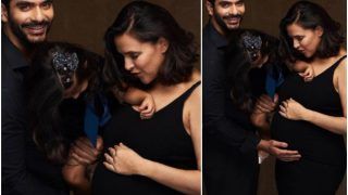 Neha Dhupia Announces Her Second Pregnancy With Hubby Angad Bedi With Adorable Pic, Farah Khan, Sonu Sood And Others Congratulate