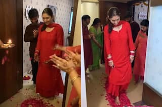 Rahul Vaidya's Mother Welcomes Daughter-in-Law Disha Parmar During Grah Pravesh Ceremony, Video Goes Viral