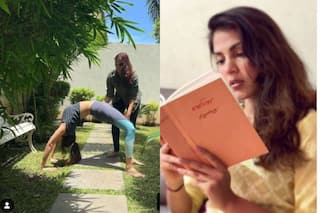 Rhea Chakraborty Shows Her Way of Healing, Performs Chakrasana With Best Friend- See Photo