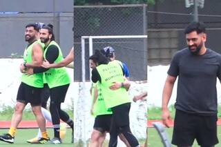 Ranveer Singh ने यूं बरसाया MS Dhoni पर प्यार, साथ खेलने पहुंचे फुटबॉल मैच, माही का लुक हो गया वायरल- VIDEO