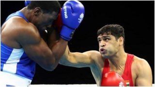 Debutant Satish Kumar Sails Into Olympic Boxing Quarterfinals