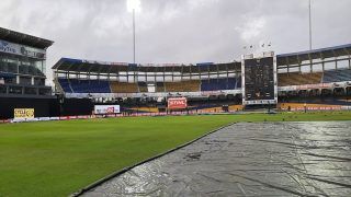 बारिश के बाद फिर शुरू हुआ खेल, मैच में हुई इतने ओवरों की कटौती