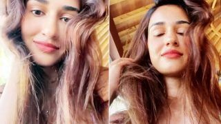 Disha Patani Goes Sultry In Halter-Neck Floral Pink Bikini In Latest Boomerang Video | Watch