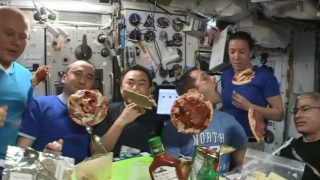 Astronauts Enjoy ‘Floating Pizza Night’ At International Space Station, Internet is Amazed | Watch