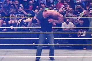 WATCH | Brock Lesner DESTROYS John Cena With German Suplex & F5 Move