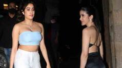 Rhea Kapoor Reception: जाह्नवी कपूर के बोल्ड लुक पर टिकी निगाहें, लेकिन बहन शनाया ने लूटी महफिल